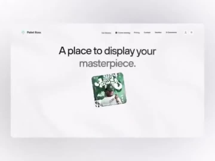 Artist gateway platform poster